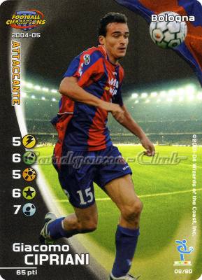 006/80 Giacomo Cipriani rara foil -NEAR MINT-