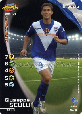 009/80 Giuseppe Sculli comune -NEAR MINT-