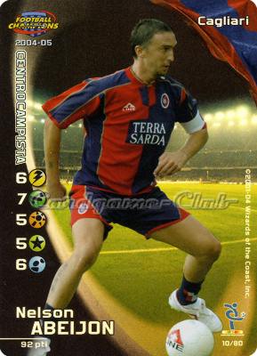 010/80 Nelson Abeijon rara foil -NEAR MINT-