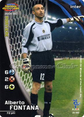 021/80 Alberto Fontana comune -NEAR MINT-