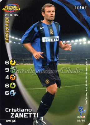 022/80 Cristiano Zanetti comune -NEAR MINT-