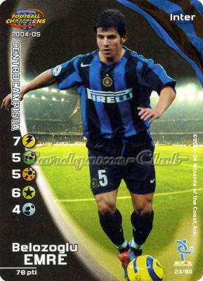 023/80 Belozoglu Emre rara foil -NEAR MINT-