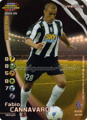 026/80 Fabio Cannavaro rara foil -NEAR MINT-