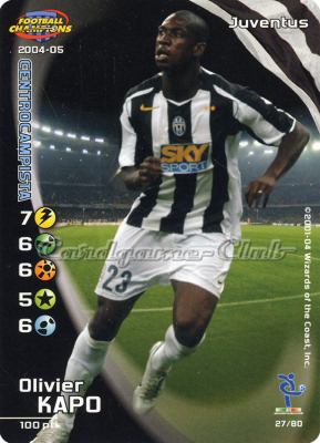 027/80 Olivier Kapo comune -NEAR MINT-