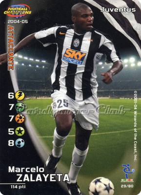 029/80 Marcelo Zalayeta comune -NEAR MINT-