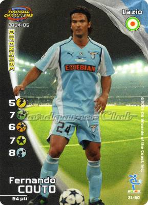 031/80 Fernando Couto rara foil -NEAR MINT-