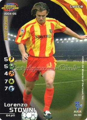 035/80 Lorenzo Stovini comune -NEAR MINT-