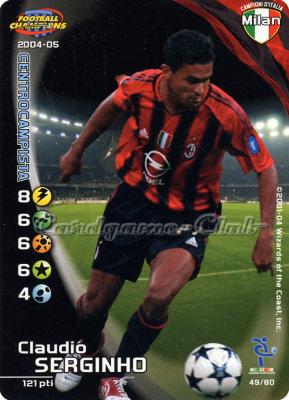 049/80 Claudio Serginho comune -NEAR MINT-
