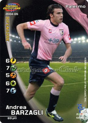 052/80 Andrea Barzagli comune -NEAR MINT-