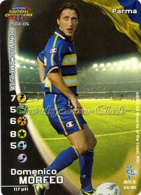 059/80 Domenico Morfeo rara foil -NEAR MINT-