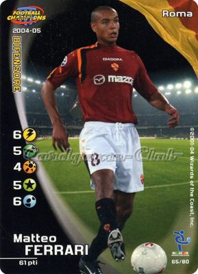 065/80 Matteo Ferrari comune -NEAR MINT-