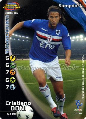 070/80 Cristiano Doni comune -NEAR MINT-