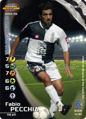 074/80 Fabio Pecchia comune -NEAR MINT-