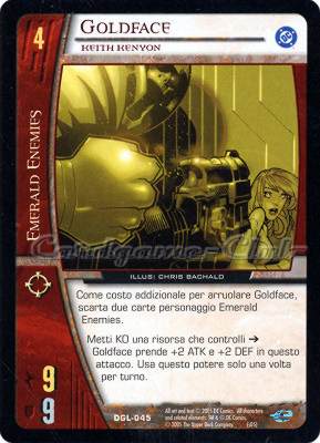 DGL-045 Goldface comune -NEAR MINT-