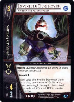 DGL-050 Invisibile Destroyer comune -NEAR MINT-