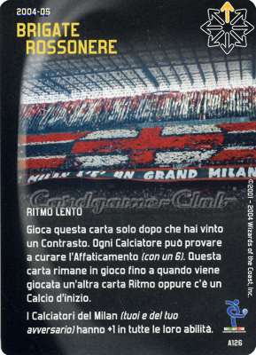 A126 Brigate rossonere comune -NEAR MINT-