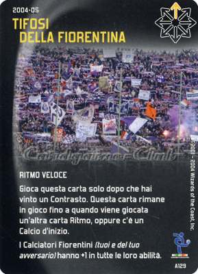 A129 Tifosi della Fiorentina comune -NEAR MINT-