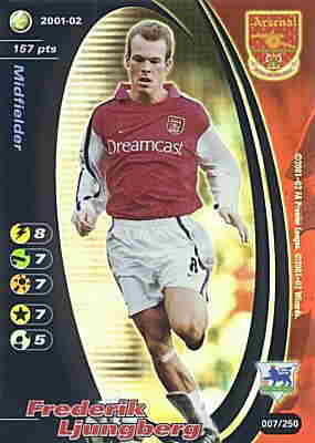 007/250 Frederik Ljungberg rara foil -NEAR MINT-