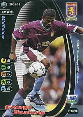 019/250 George  Boateng comune -NEAR MINT-
