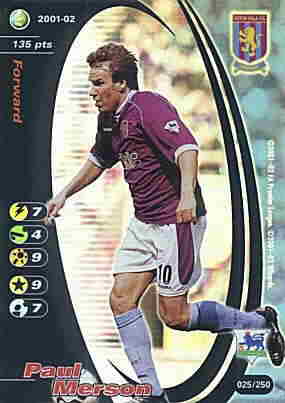 025/250 Paul Merson rara foil -NEAR MINT-