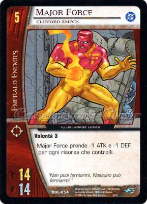 DGL-054 Major Force comune -NEAR MINT-