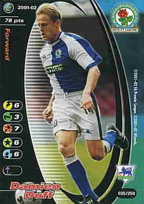 035/250 Damien Duff comune -NEAR MINT-