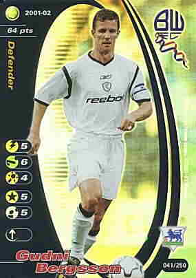 041/250 Gudni Bergsson rara foil -NEAR MINT-