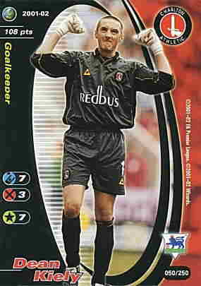 050/250 Dean Kiely comune -NEAR MINT-
