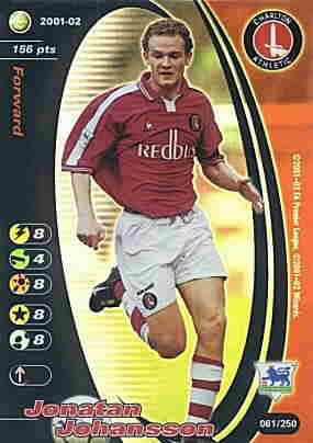061/250 Jonatan Johansson rara foil -NEAR MINT-