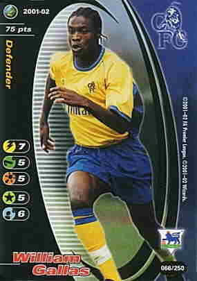 066/250 William Gallas comune -NEAR MINT-