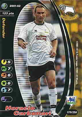 078/250 Horacio Carbonari comune -NEAR MINT-