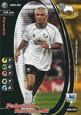 086/250 Fabrizio Ravanelli comune -NEAR MINT-