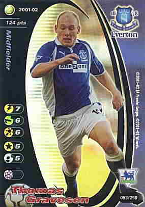 093/250 Thomas Gravesen rara foil -NEAR MINT-