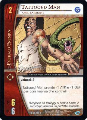 DGL-061 Tattooed Man non comune -NEAR MINT-