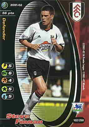 102/250 Steve Finnan comune -NEAR MINT-