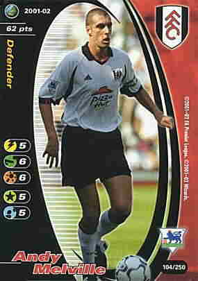 104/250 Andy Melville comune -NEAR MINT-