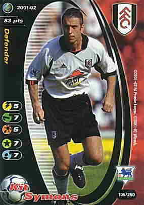 105/250 Kit Symons comune -NEAR MINT-