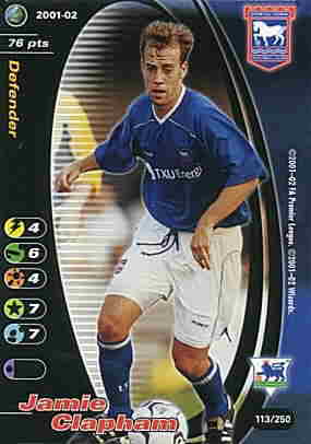 113/250 Jamie Clapham comune -NEAR MINT-