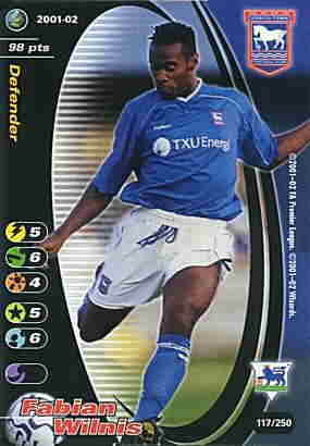 117/250 Fabian Wilnis comune -NEAR MINT-