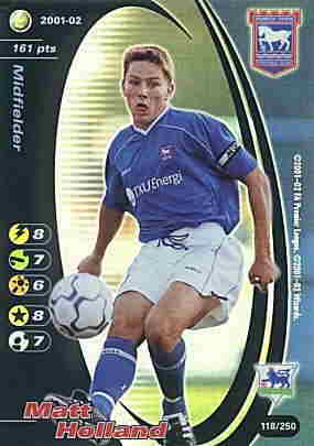 118/250 Matt Holland rara foil -NEAR MINT-