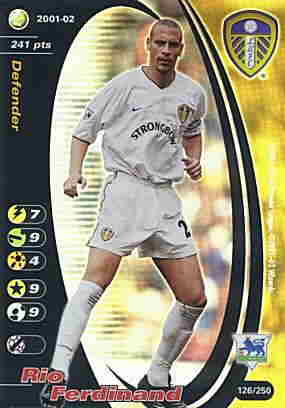 126/250 Rio Ferdinand rara foil -NEAR MINT-
