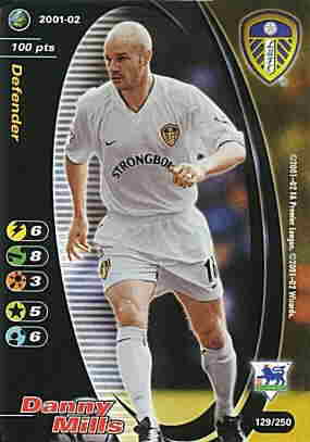 129/250 Danny Mills comune -NEAR MINT-