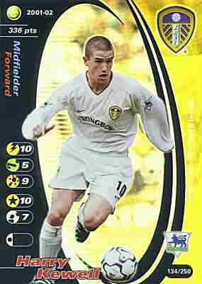 134/250 Harry Kewell rara foil -NEAR MINT-