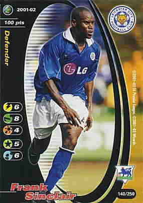 140/250 Frank Sinclair comune -NEAR MINT-
