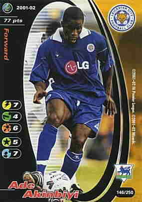 146/250 Ade Akinbiyi comune -NEAR MINT-