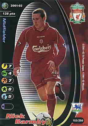 153/250 Nick Barmby comune -NEAR MINT-