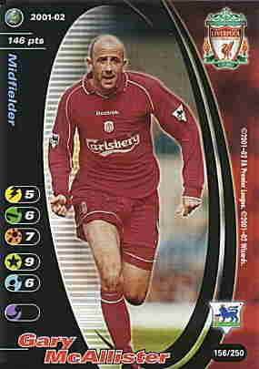 156/250 Gary McAllister comune -NEAR MINT-