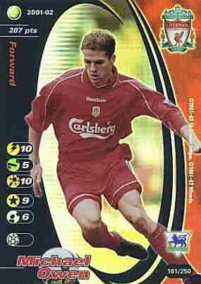 161/250 Michael Owen rara foil -NEAR MINT-