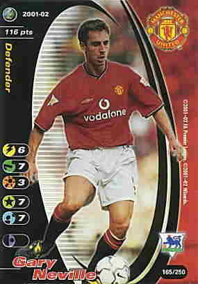 165/250 Gary Neville comune -NEAR MINT-