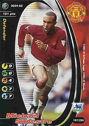 167/250 Mickael Silvestre comune -NEAR MINT-